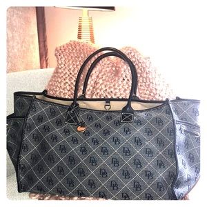 Dooney & Bourke Canvas Large Signature Duffle